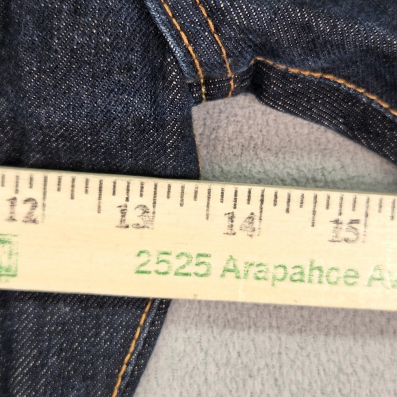 Evisu Heritage Jeans Mens Blue Raw Denim Button Fly Multi Pocket Fits 36x30 - Picture 7 of 16